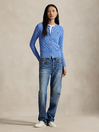 POLO RALPH LAUREN | Cardigan Slim Fit | hellblau